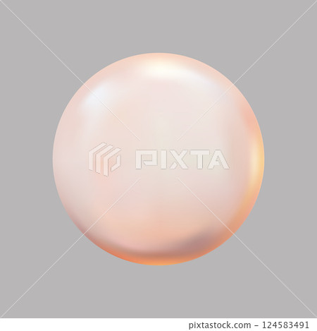 Realistic glossy glass ball.Abstract 3D light bubble with glare.Geometric abstract shape. Realistic glossy glass ball.Abstract 3D light bubble with glare.Geometric abstract shape. 124583491