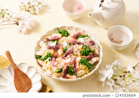 春天傳單壽司 124583604