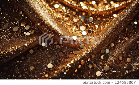 《AI Image》 Sparkling background material 124583807