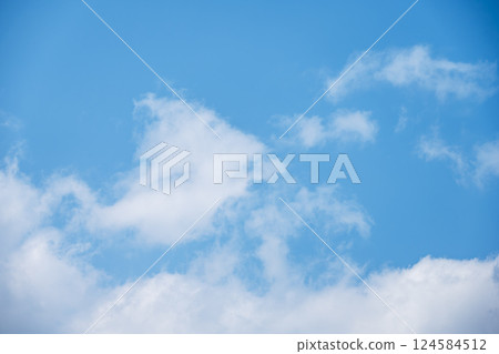 藍天 春天的天空 陽光燦爛 春天三月 [東京] 124584512