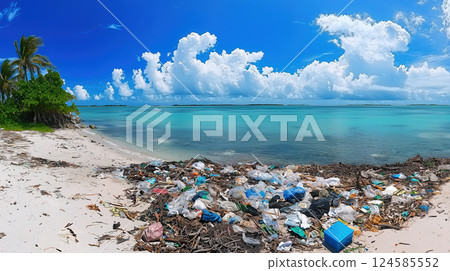 Environment pollution concept. AI-generated item 124585552