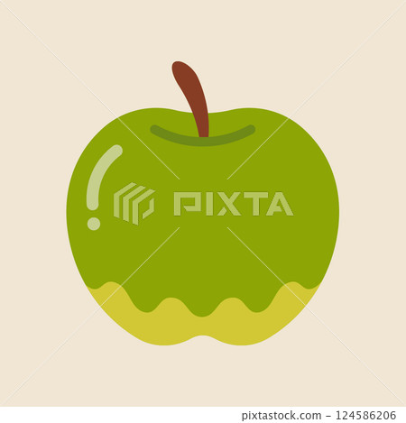 Shiny green apple 124586206