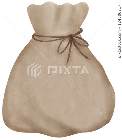 Fertilizer for planting trees 124586217