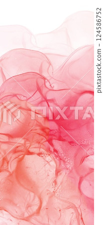 充滿活力的橙色和黃色垂直背景，可用於婚禮、化妝品、時尚等。 124586752