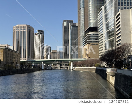 大阪水城的城市景觀 大阪水城的城市景觀 124587811