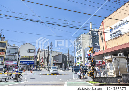 旭區、橫濱木保丘站的都市風景 124587875