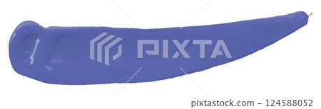 purple brush isolated on transparent background 124588052