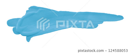 Light blue brush isolated on transparent background Light blue brush isolated on transparent background 124588053