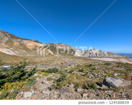 萬代吾妻天際線:淨土平附近的荒涼山景 萬代吾妻天際線:淨土平附近的荒涼山景 124588639