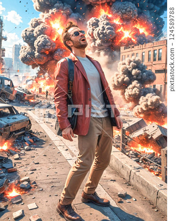 處於混亂局面的人 124589788