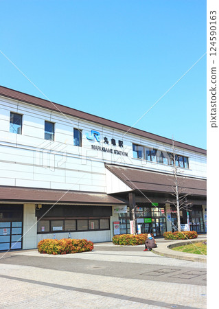 香川縣丸龜市 JR丸龜站風景 124590163