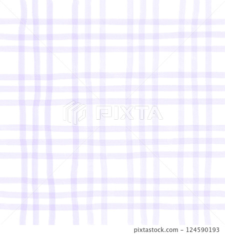 Purple Plaid Gingham Hand Drawn Background Pattern Overlay Purple Plaid Gingham Hand Drawn Background Pattern Overlay 124590193