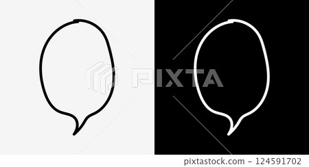 簡單可愛的手繪風格氣泡集 簡單可愛的手繪風格氣泡集 124591702