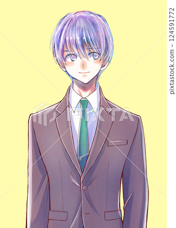 Smiling man in a suit 124591772