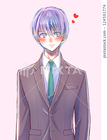 Man in a suit Love 124591774