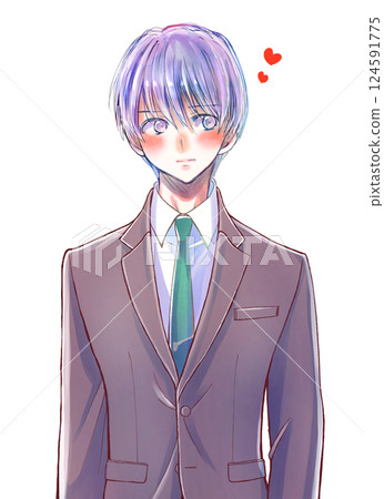 Man in a suit Love 124591775