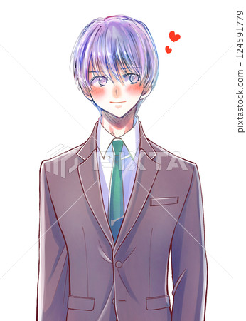 Smiling man in a suit Love Smiling man in a suit Love 124591779