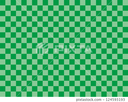 Green checkered pattern 124593193