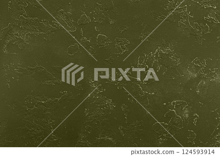 Dark textured surface in olive green shade with abstract patterns Dark textured surface in olive green shade with abstract patterns 124593914