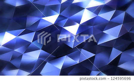 Gemstone Polygon Texture - Sapphire 124595696