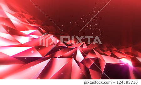 寶石般的多邊形空間 - Ruby 124595716