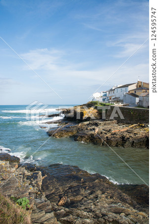 Beautiful view of Rinlo, coastal village in Galizia, Spain Beautiful view of Rinlo, coastal village in Galizia, Spain 124595747