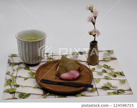 Delicious sweets and tea Delicious sweets and tea 124596725