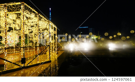 KAGUYA公主的天空樹夜景和雲海 KAGUYA公主的天空樹夜景和雲海 124597061