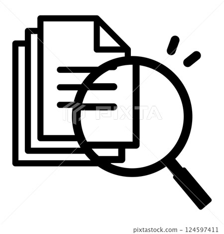 Documents and Magnifiers Documents and Magnifiers 124597411