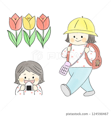 Children going on a field trip Children going on a field trip 124598467