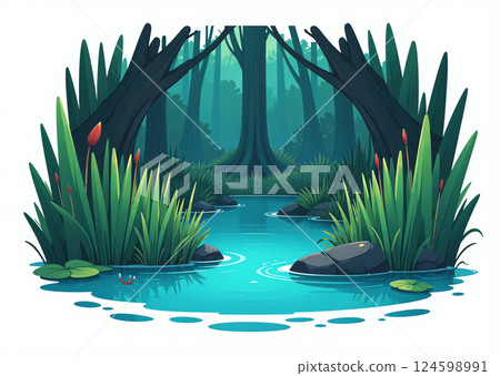 Green oasis Green oasis 124598991