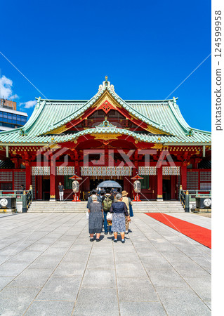 [東京]夏日清爽藍天下的神田神社 124599958