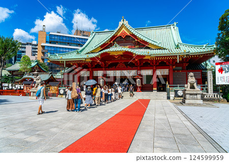 [東京]夏日清爽藍天下的神田神社 124599959