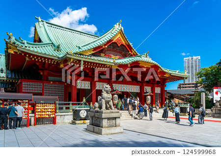 [東京]夏日清爽藍天下的神田神社 124599968
