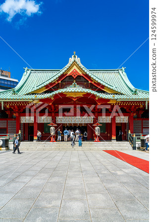 [東京]夏日清爽藍天下的神田神社 124599974