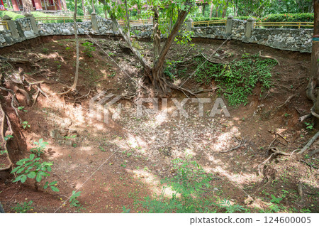 Historic iron ore mine (Bo Lek Nam Phi) in Uttaradit province of Thailand. 124600005