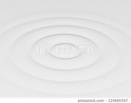 波紋線框背景向量插圖 124600307