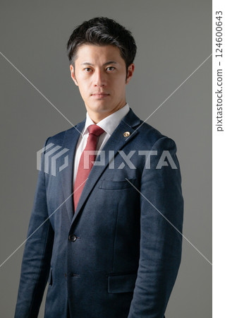 Male lawyer in suit Male lawyer in suit 124600643
