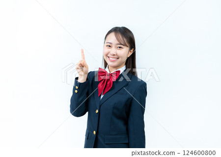 學校女生們指點 124600800