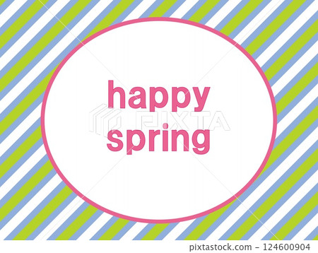 春天快樂，春天，條紋 124600904