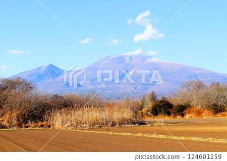 Mt. Asama in December　Shinshu Mountains　Shinshu Nature 124601259