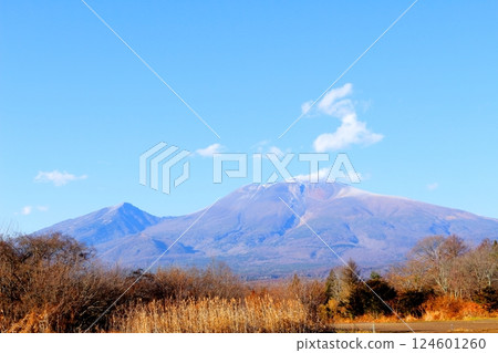 Mt. Asama in December　Shinshu Mountains　Shinshu Nature 124601260