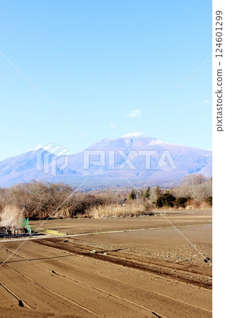 十二月的淺間山、信州山脈、信州自然 十二月的淺間山、信州山脈、信州自然 124601299