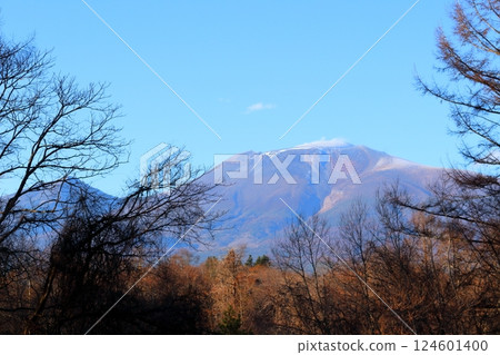 Mt. Asama in December　Shinshu Mountains　Shinshu Nature 124601400