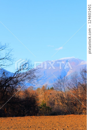 Mt. Asama in December　Shinshu Mountains　Shinshu Nature 124601401