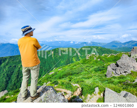 夏季登山火打、妙高(從妙高南峰眺望北阿爾卑斯山) 夏季登山火打、妙高(從妙高南峰眺望北阿爾卑斯山) 124601860
