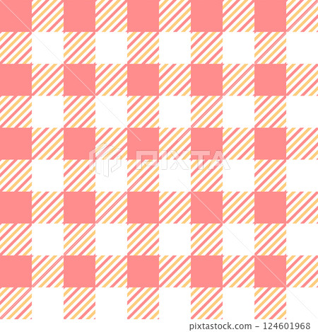 簡單可愛的格子紅色 124601968