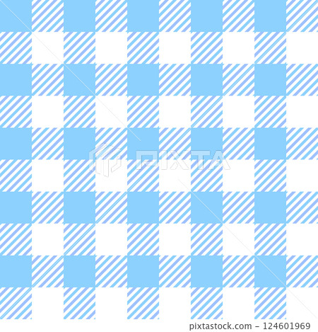 簡單時尚的藍色方格圖案 124601969