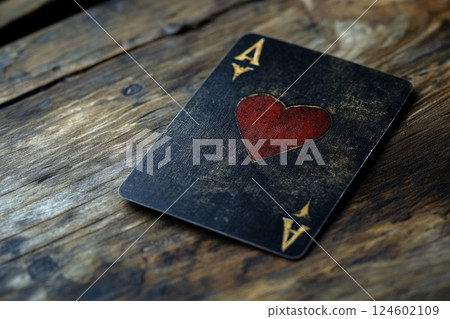 放在桌上的心臟 A AI 影像 放在桌上的心臟 A AI 影像 124602109