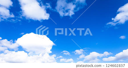 Refreshing blue sky and clouds Refreshing blue sky and clouds 124602837